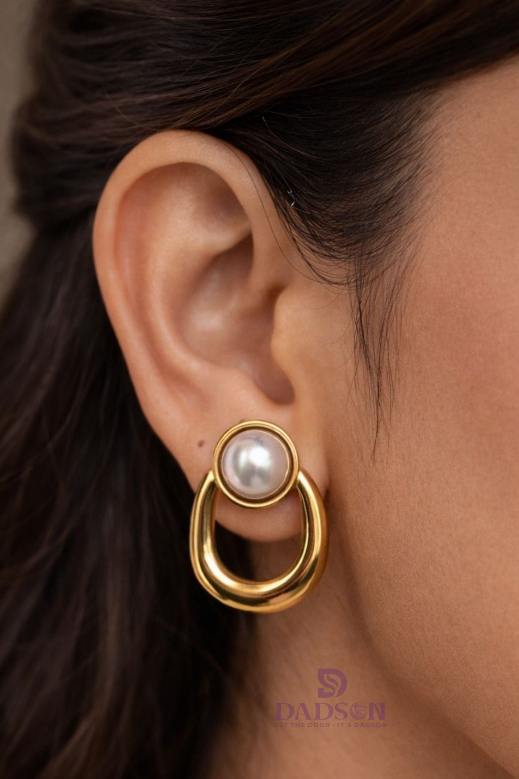 Elegant Pearl Anti Tarnish Earrings for Women | Waterproof Jewellery
