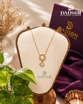 Golden Clover Charm Necklace