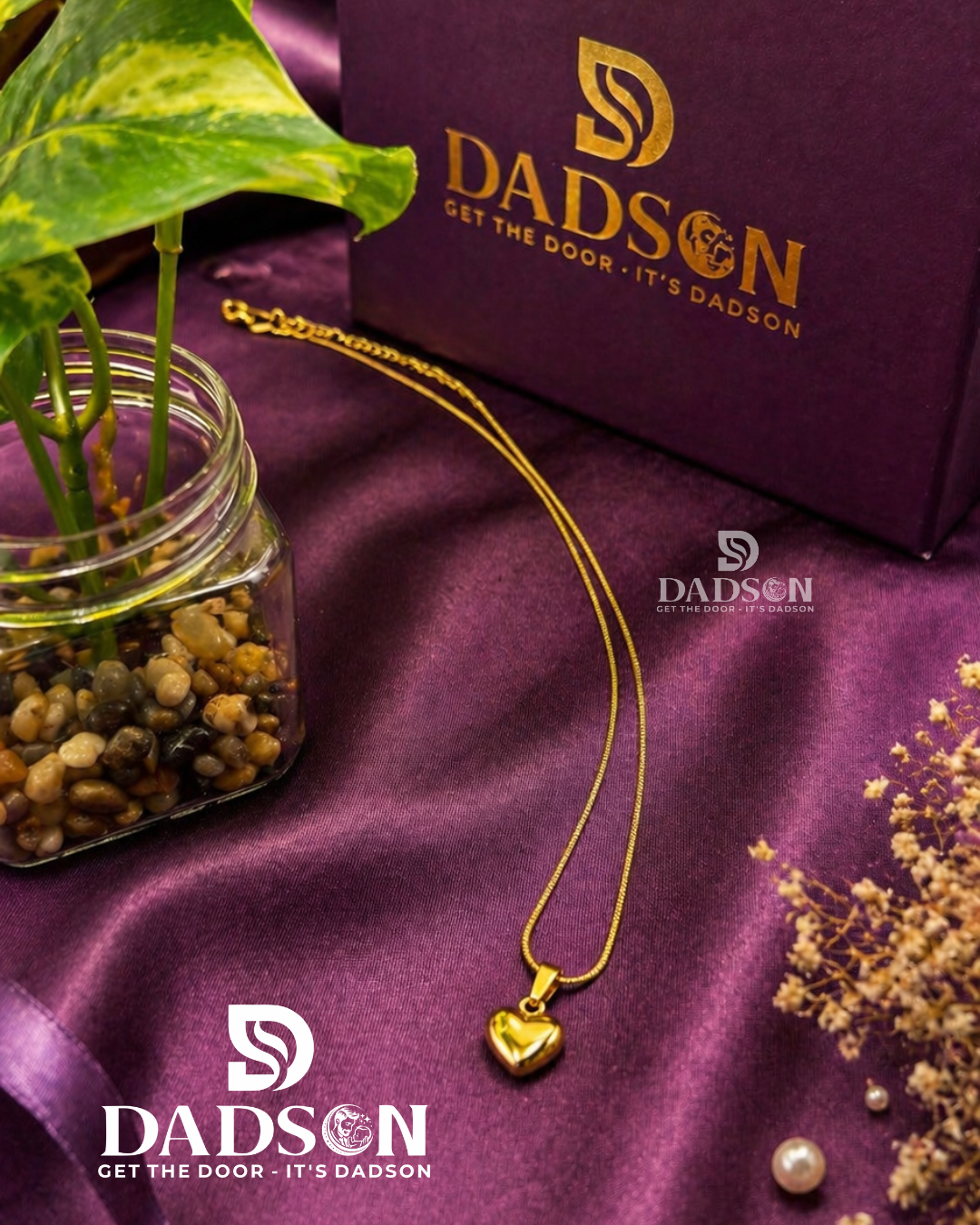 Cute Heart Chain Necklace for Girls | Waterproof Fashion Jewellery