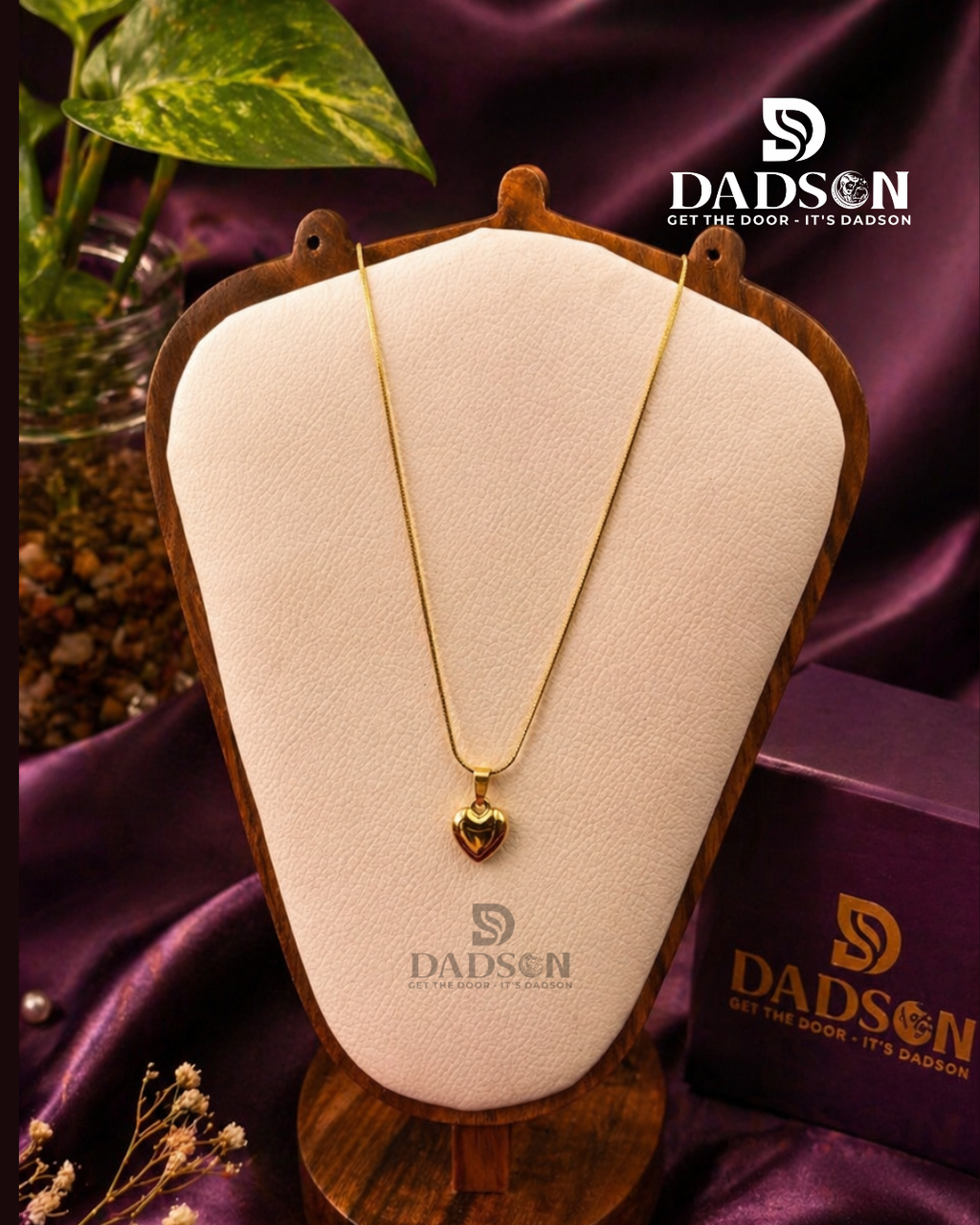 Cute Heart Chain Necklace for Girls | Waterproof Fashion Jewellery