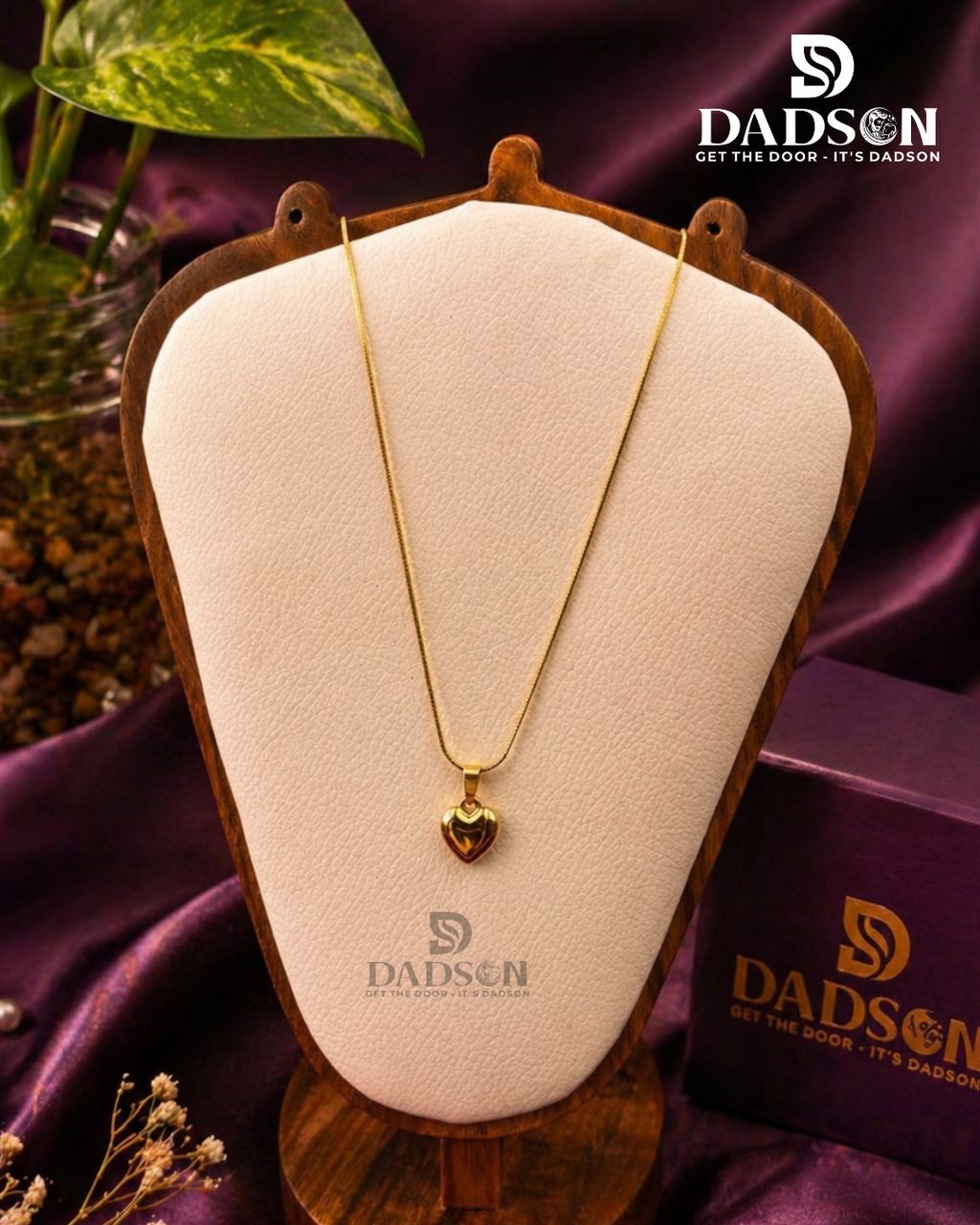 Cute Heart Chain Necklace for Girls | Waterproof Fashion Jewellery