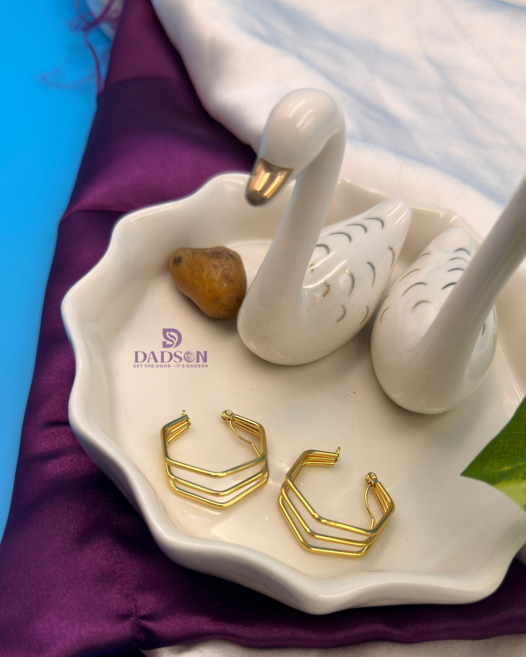 Gold Hoop Anti Tarnish Earrings