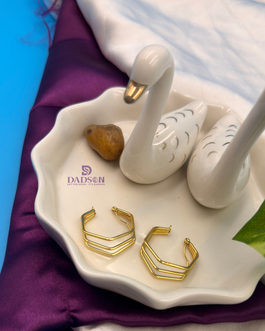 Gold Hoop Anti Tarnish Earrings