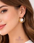 Minimal Pearl Drop Earrings